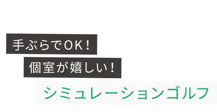 シミュレーションゴルフ